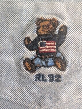 Polo Ralph Lauren Vintage 1992 Bear Collection Oxford Shirt Mens Large